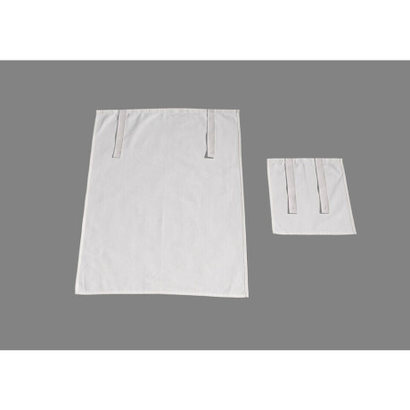 Leen Bakker - Vipack Set Gordijntjes Noah - 85x89,5x125 Cm - Katoen - Crème