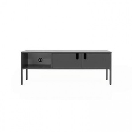Tenzo tv-meubel Uno 2-deurs - grijs - 50x137x40 cm - Leen Bakker