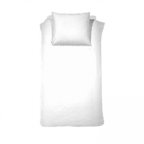Cinderella dekbedovertrek Uni flanel - wit - 140x200/220 cm - Leen Bakker