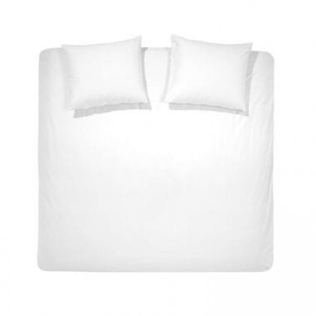 Cinderella dekbedovertrek Uni flanel - wit - 240x200/220 cm - Leen Bakker
