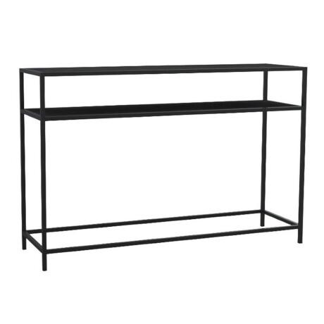 Leen Bakker - Sidetable Jaxx - 79x120x35 Cm - Melamine - Zwart