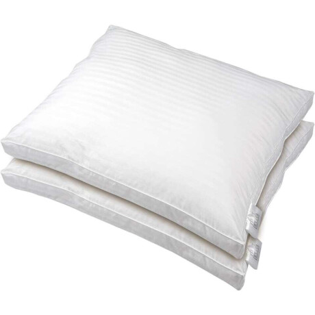 Leen Bakker - Polydaun Hoofdkussenset Nova - 55x65x5 Cm - Synthetisch - Wit