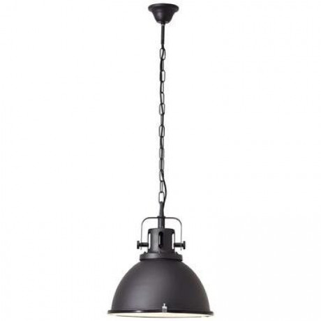 Brilliant hanglamp Jesper - zwart - 38 cm - Leen Bakker