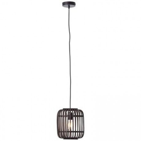 Brilliant hanglamp Woodrow - zwart - 21 cm - Leen Bakker