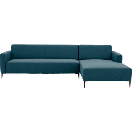 Goossens Bank Key West blauw, stof, 3-zits, modern design