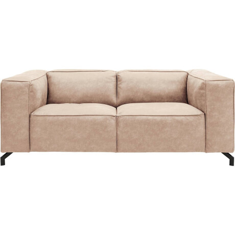 Goossens Bank Calvin beige, micro leer, 2-zits, modern design