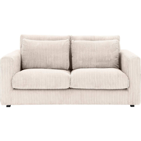 Goossens Bank Ravenia beige, stof, 2-zits, stijlvol landelijk