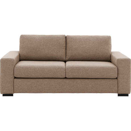 Goossens Bank Lucca bruin, stof, 2,5-zits, stijlvol landelijk