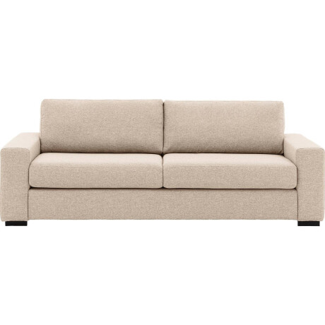 Goossens Bank Lucca wit, stof, 3-zits, stijlvol landelijk