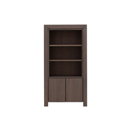 Goossens Boekenkast Clear, 100 cm breed, 2 deuren, 3 open vakken