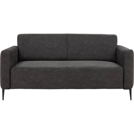 Goossens Bank Key West antraciet, micro leer, 2,5-zits, modern design