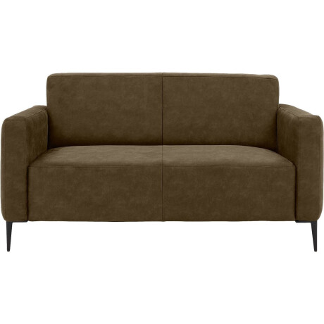 Goossens Bank Key West groen, micro leer, 2-zits, modern design