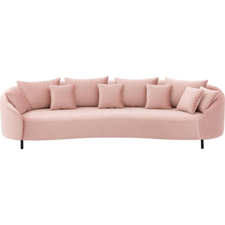 Goossens Bank Ragnar roze, stof, 4-zits, modern design