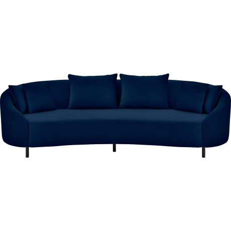 Goossens Bank Ragnar blauw, stof, 3,5-zits, modern design