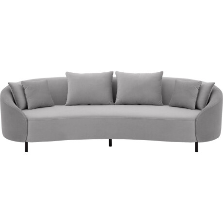 Goossens Bank Ragnar grijs, stof, 3,5-zits, modern design