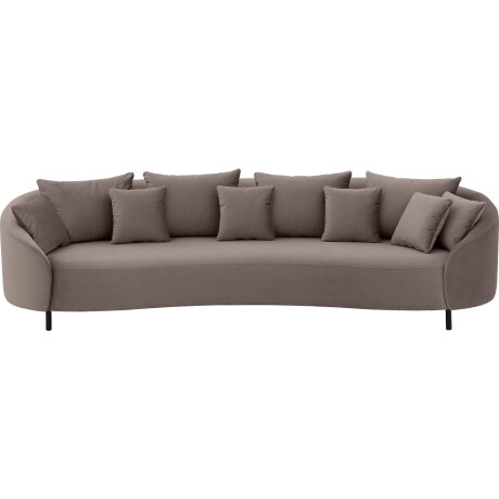 Goossens Bank Ragnar grijs, stof, 4-zits, modern design