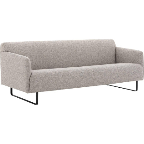 Goossens Excellent Bank Montreal lichtgrijs, stof, 3-zits, modern design