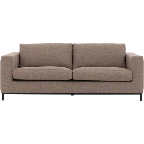 Goossens Bank Maxima bruin, stof, 4-zits, elegant chic