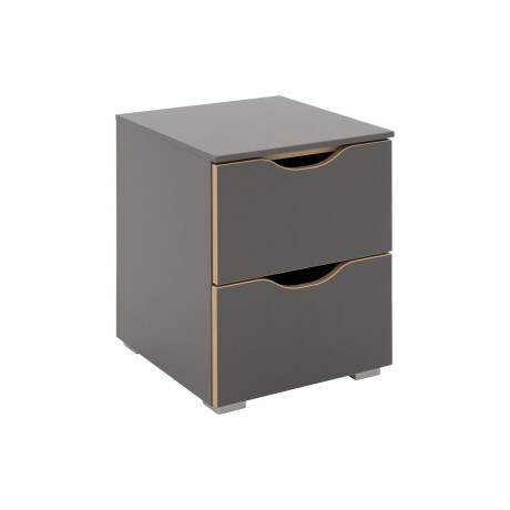 Goossens Nachtkastje Peder, 40 cm breed 2 x laden