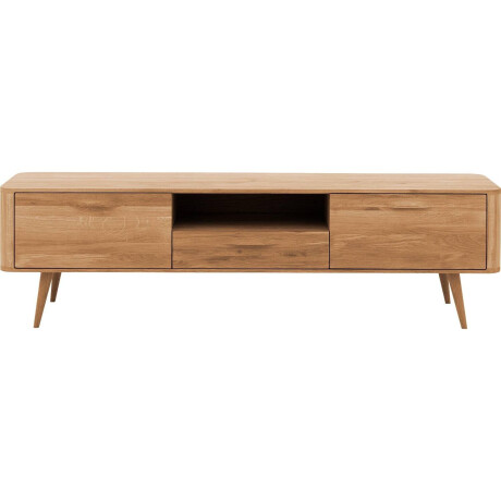 Goossens Tv Dressoir Bjarte, 2 deuren 1 lade 1 open vak 42 cm diep 180 cm breed