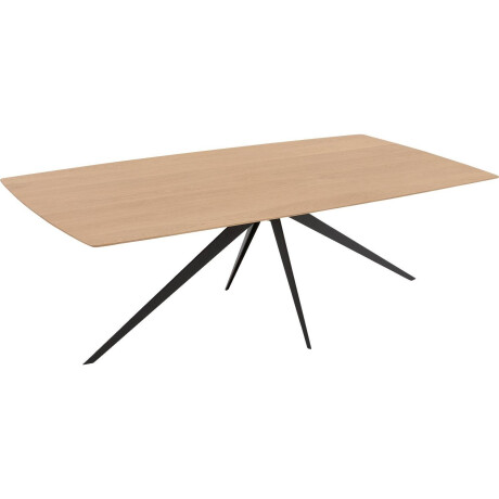 Goossens Excellent Eettafel Floyd, Semi rechthoekig 200 x 100 cm