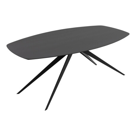 Goossens Excellent Eettafel Floyd, Semi ovaal 200 x 110 cm