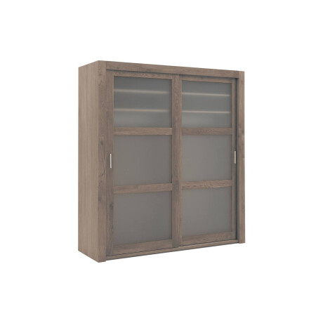 Goossens Excellent Kledingkast Duo, 200 cm breed, 223 cm hoog, 2 x 3 glaspaneel schuifdeuren