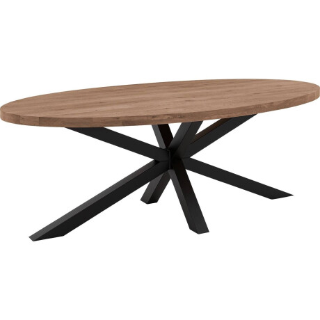 Goossens Eettafel Blade, Strak blad ovaal 200 x 110 cm 6 cm dik