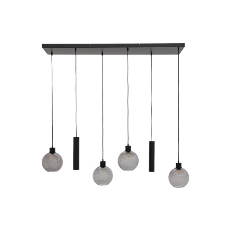 Goossens Excellent Hanglamp Lyon, Hanglamp met 6 lichtpunten