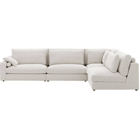 Goossens Hoekbank Odette beige, stof, 1,5-zits, stijlvol landelijk