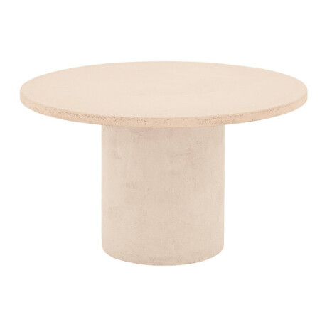 Goossens Salontafel Stone rond, beton grijs, urban industrieel, 70 x 40 x 70 cm