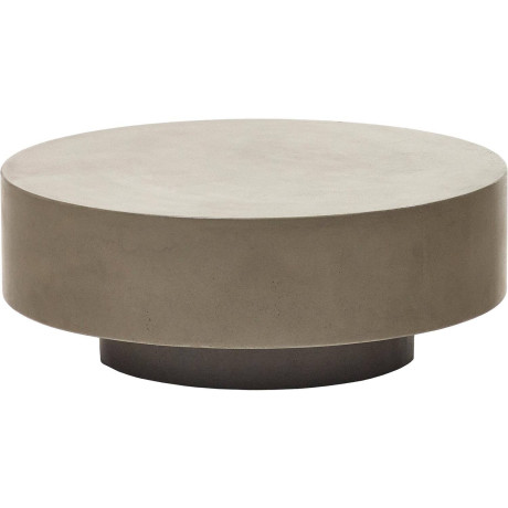 Kave Home Kave Home Salontafel Garbet, cement cement,, 80 x 30 x 80 cm