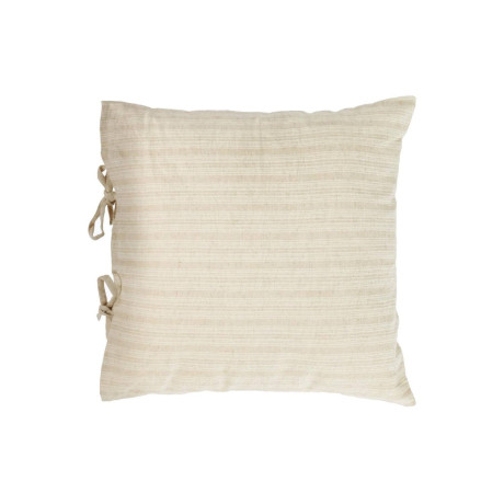 Kave Home Kave Home Woon Accessoires Etna, Kussenhoes etna 100% linnen met beige strepen 45 x 45 cm