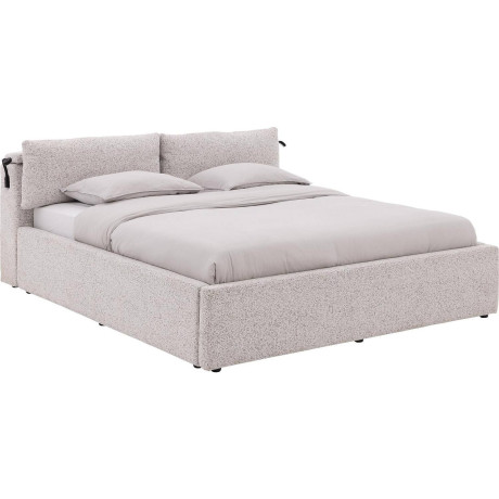 Goossens Bedframe Misty Storage, 180 x 200 cm met storage, met 2x lattenbodem
