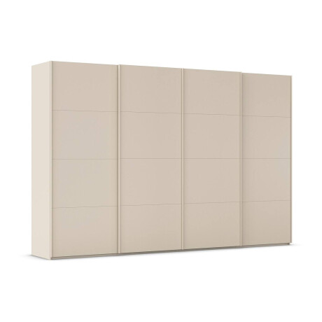 Goossens Excellent Kledingkast Finca Mat Glas, Slaapkamerkast 400 cm breed, 236 cm hoog, 4x 4 paneel glas schuifdeuren