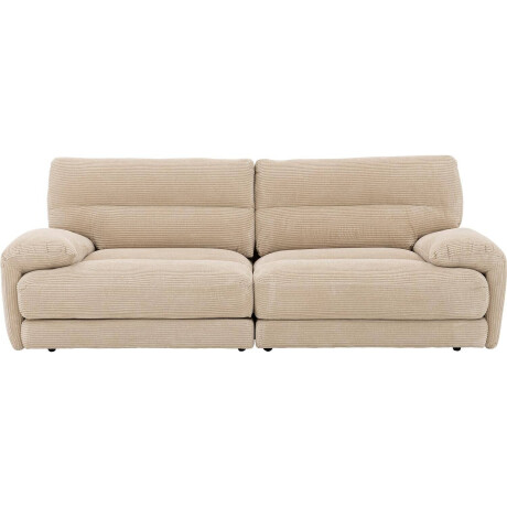 Goossens Basic Bank Hope wit, stof, 3,5-zits,