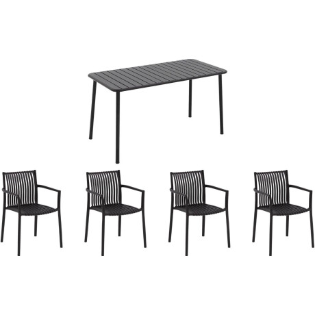 Goossens Tuintafel Verge, Tuintafel 140 x70 cm