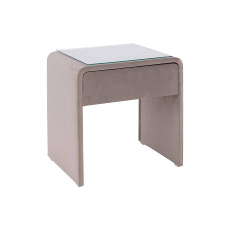 Goossens Nachtkastje Campania, 1 lade, ronde hoek