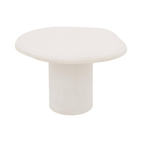 Goossens Salontafel Stone organisch, beton wit, urban industrieel, 50 x 31 x 40 cm