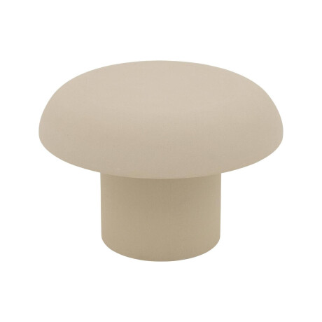 Goossens Salontafel Mushroom rond, leefbeton beige, urban industrieel, 60 x 40 x 60 cm