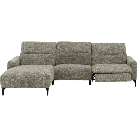 Goossens Relaxbank Apollo Met Verstelbare Hoofdsteunen groen, stof, stijlvol landelijk met chaise longue links