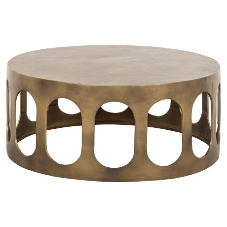Richmond Ronde Salontafel 'Du Pont' 86cm, kleur Brushed Gold