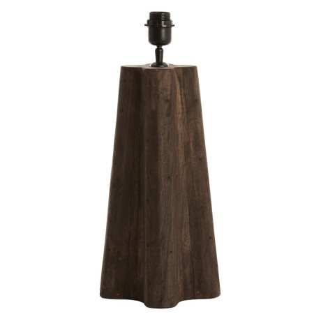 Light & Living Tafellamp 'Navelli' Mangohout, 40cm, kleur Bruin (excl. kap)