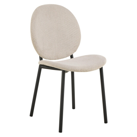 Bendt Eetkamerstoel 'Vic' Geweven stof, kleur Beige