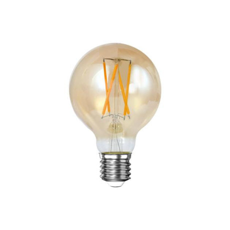 LifestyleFurn Kooldraadlamp 'LED' Bol Ø7cm, Amberkleurig, Dimbaar