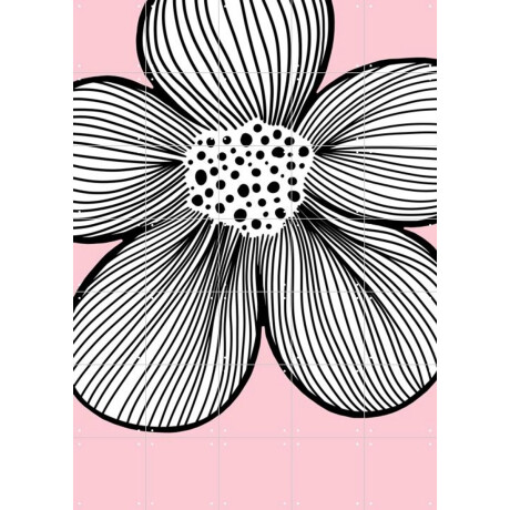 IXXI Blossom Pink, BAINAI - 100 x 140 cm - Gratis ophangtool - Grote wanddecoratie en posters Babykamer, Kinderkamer, Kinderen