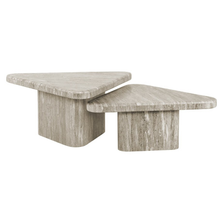 Richmond Salontafel 'Dwayne' Marmer, Set van 2 stuks