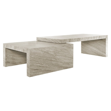 Richmond Salontafel 'Novaz' Marmer, Set van 2 stuks