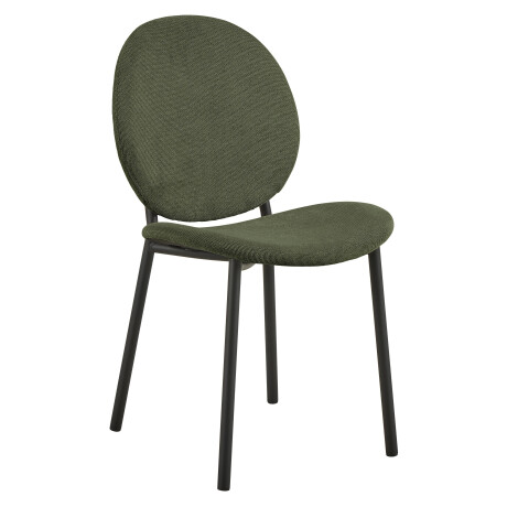 Bendt Eetkamerstoel 'Vic' Geweven stof, kleur Groen