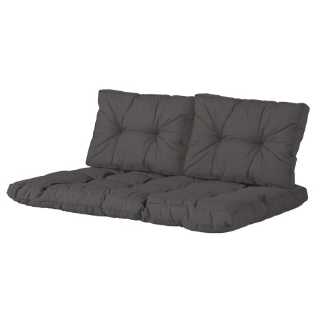 Palletkussen zit en rug Florance (120x80cm)   Basic black